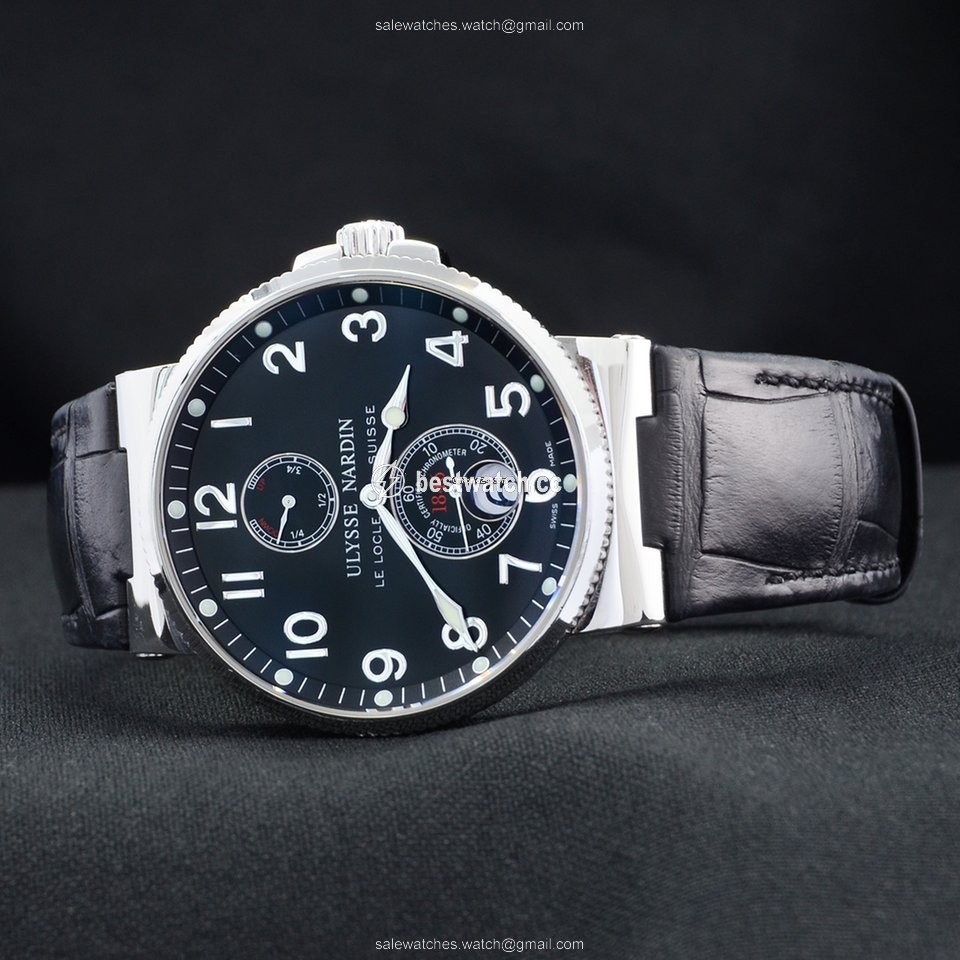 IMG_9086 Ulysse Nardin Marine Chronometer 41mm Mens watch Unisex Automatic Steel 263-66 3