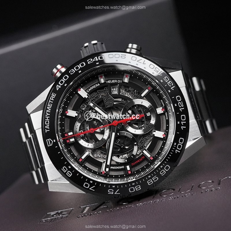 IMG_9086 TAG Heuer Carrera Calibre HEUER 01 Mens watch Unisex Automatic Steel CAR2A1W.BA0703 3