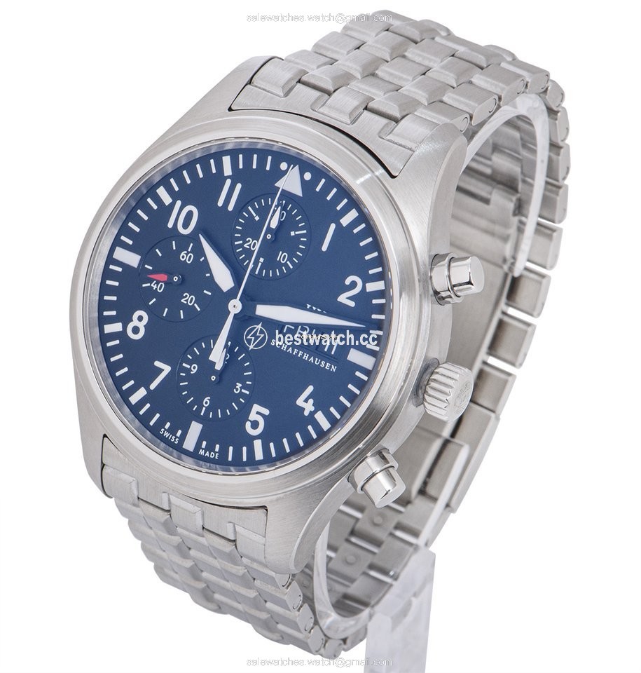 IMG_9086 IWC Pilot Chronograph Mens watch Unisex Automatic Steel IW371704 3