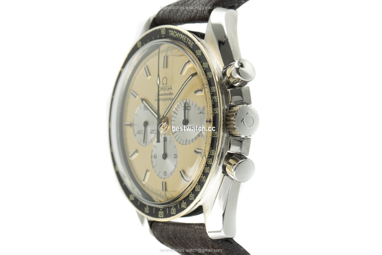 IMG_9086 Omega Speedmaster Professional Moonwatch Mens watch Unisex Manual winding Gold Steel DD145.022 3