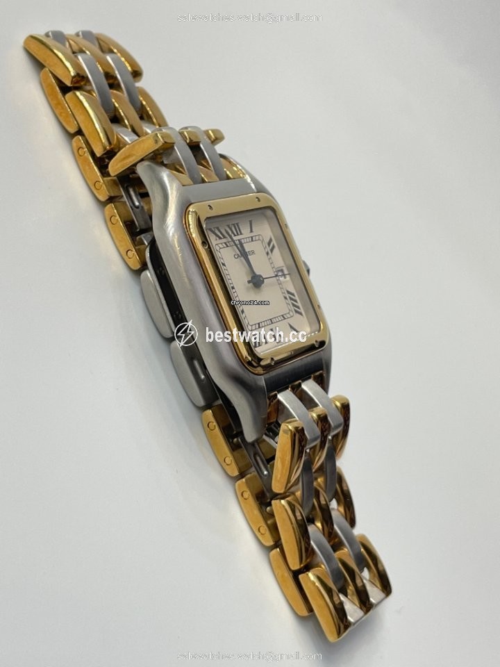 IMG_9086 Cartier Panthere Mens watch Unisex Quartz Steel 187957 3