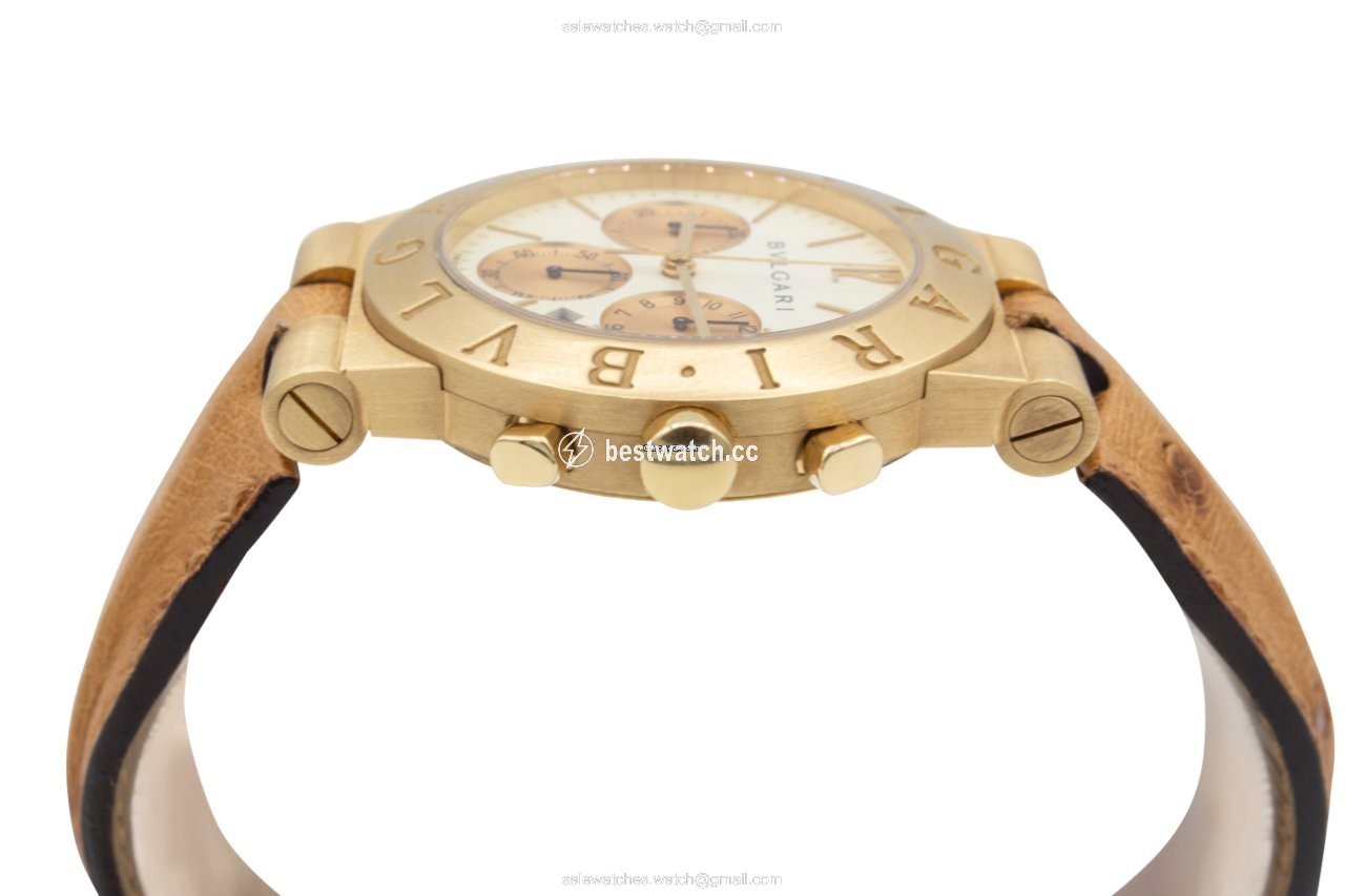 Bulgari Diagono Mens watch Unisex Quartz Yellow gold CH 35 G 3