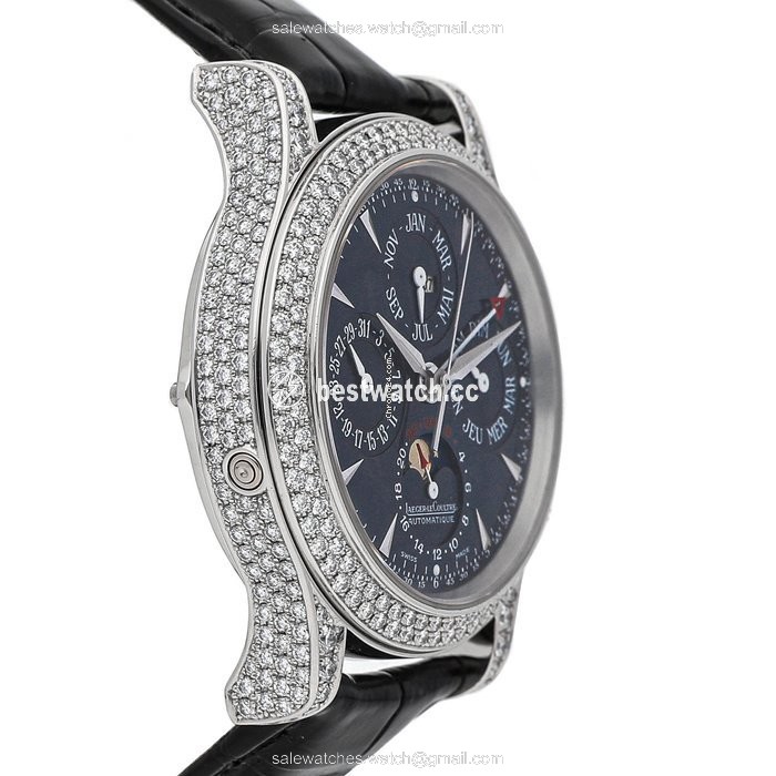 IMG_9086 Jaeger-LeCoultre Master Memovox Mens watch Unisex Automatic Platinum 1466401 3