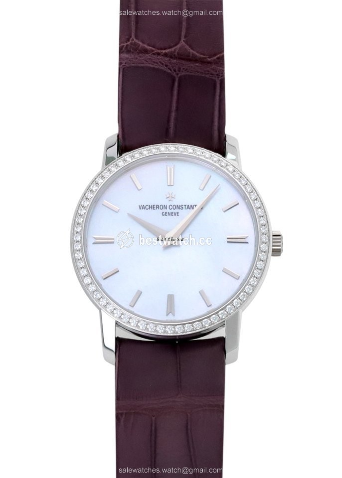 IMG_9086 Vacheron Constantin Patrimony Womens watch Quartz White gold 25558 000G-9830 3