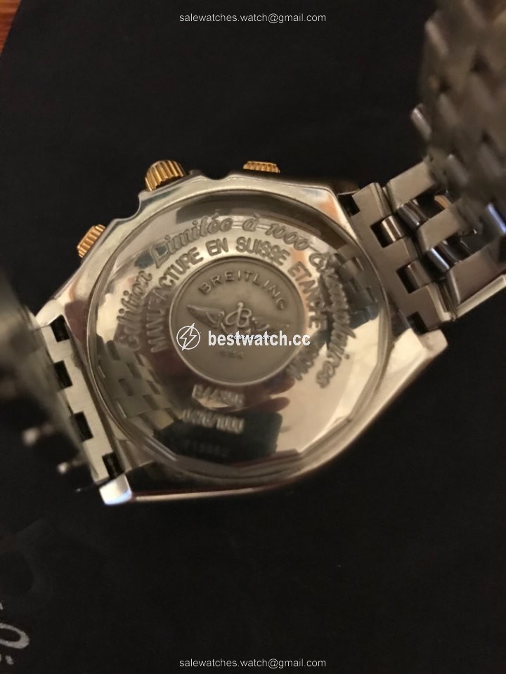 IMG_9086 Breitling Crosswind Special Mens watch Unisex Automatic Gold Steel B44356 3