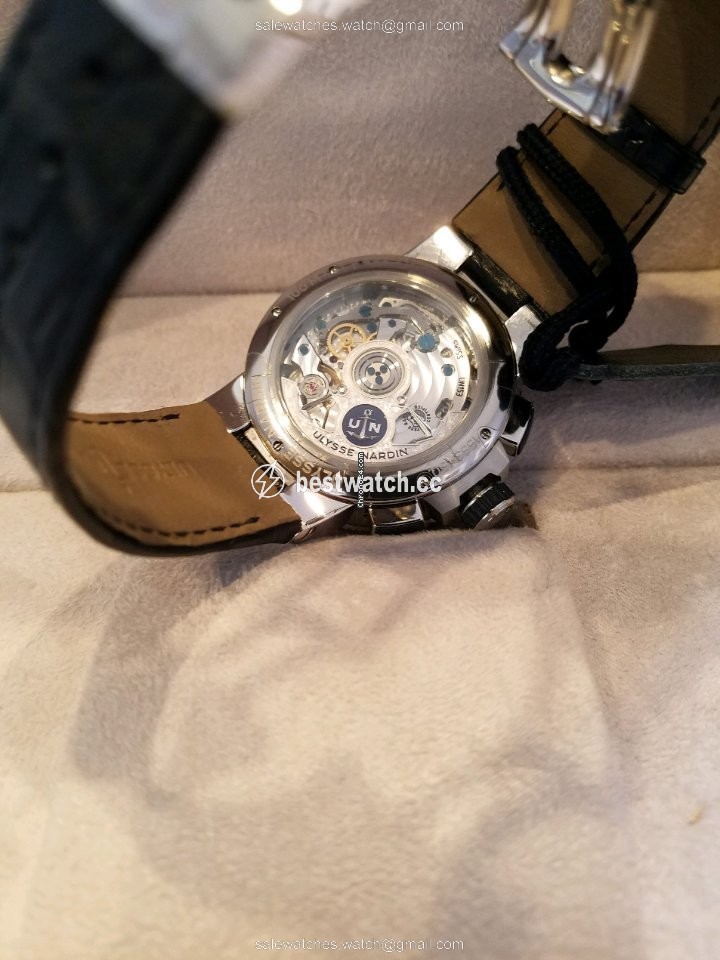 IMG_9086 Ulysse Nardin Marine Chronograph Mens watch Unisex Automatic Steel 1533-150 e0 3