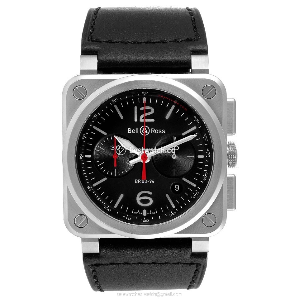IMG_9086 Bell & Ross BR 03-94 Chronographe Mens watch Unisex Automatic Steel BR0394-BLC-ST SCA 3