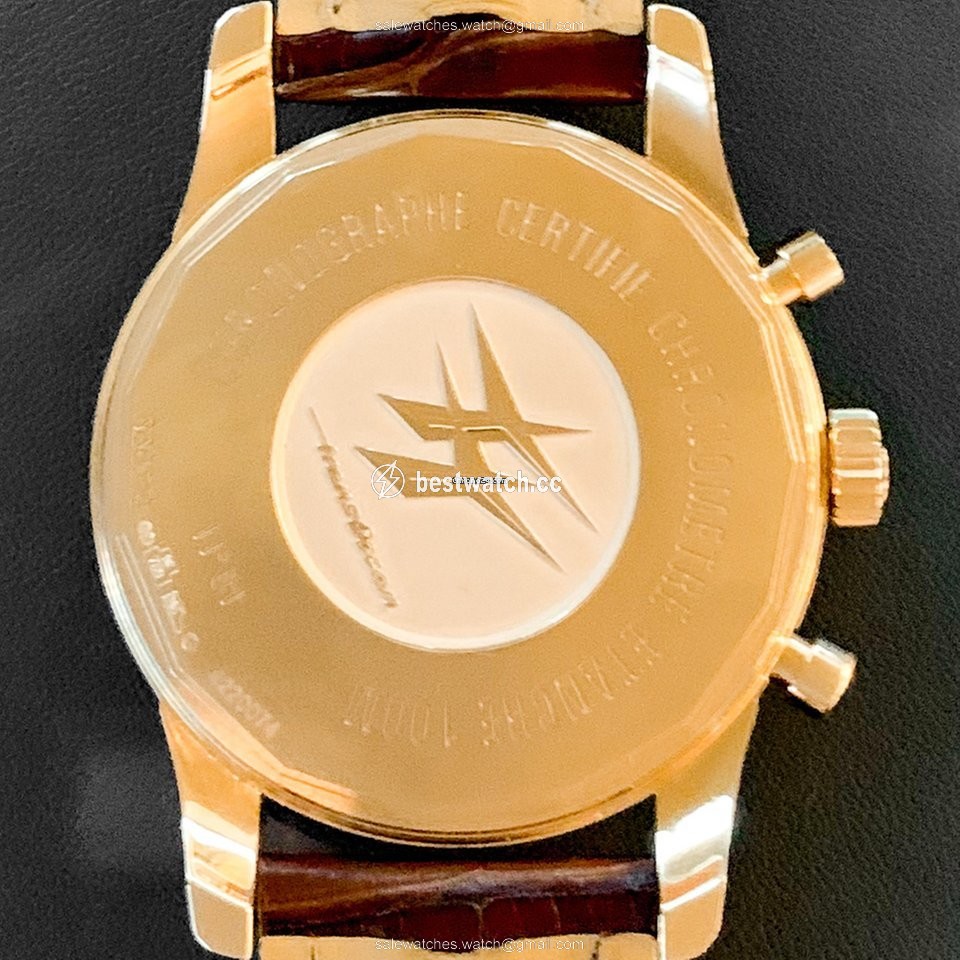 IMG_9086 Breitling Transocean Chronograph Unitime Mens watch Unisex Automatic Rose gold RB0510U0-A733 3