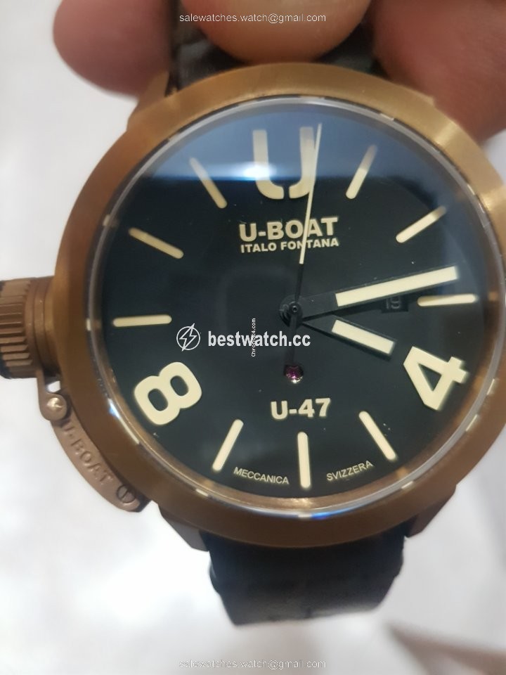 IMG_9086 U-Boat Classico Mens watch Unisex Automatic Bronze 7797 bronze 3