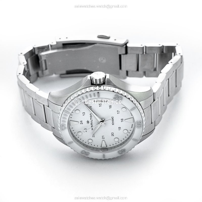 IMG_9086 Hamilton Khaki Navy Womens watch Quartz Steel h82221110 3