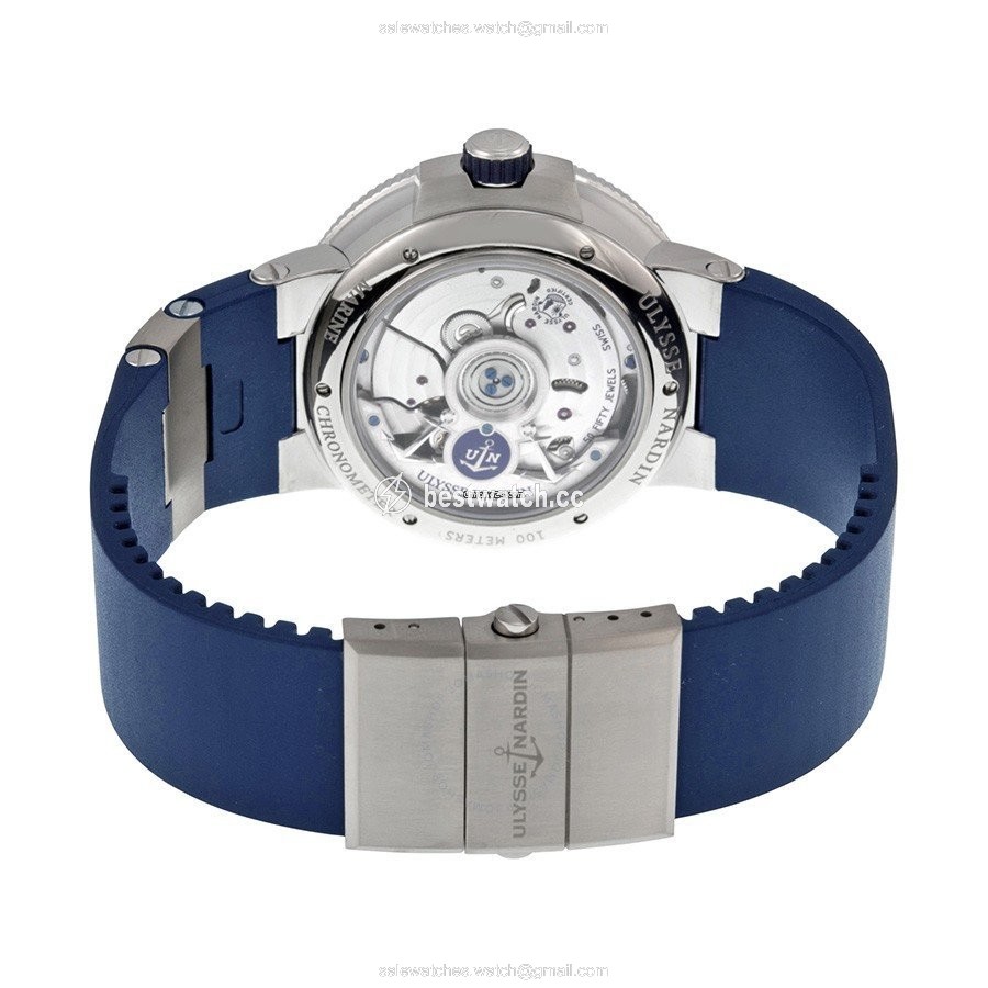 IMG_9086 Ulysse Nardin Marine Chronometer Manufacture Mens watch Unisex Automatic Steel 1183-126-3 60 3