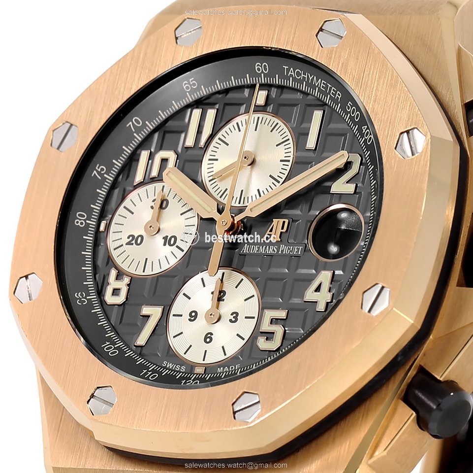 IMG_9086 Audemars Piguet Royal Oak Offshore Chronograph Mens watch Unisex Automatic Rose gold 26470OR.OO.A125CR.01 3