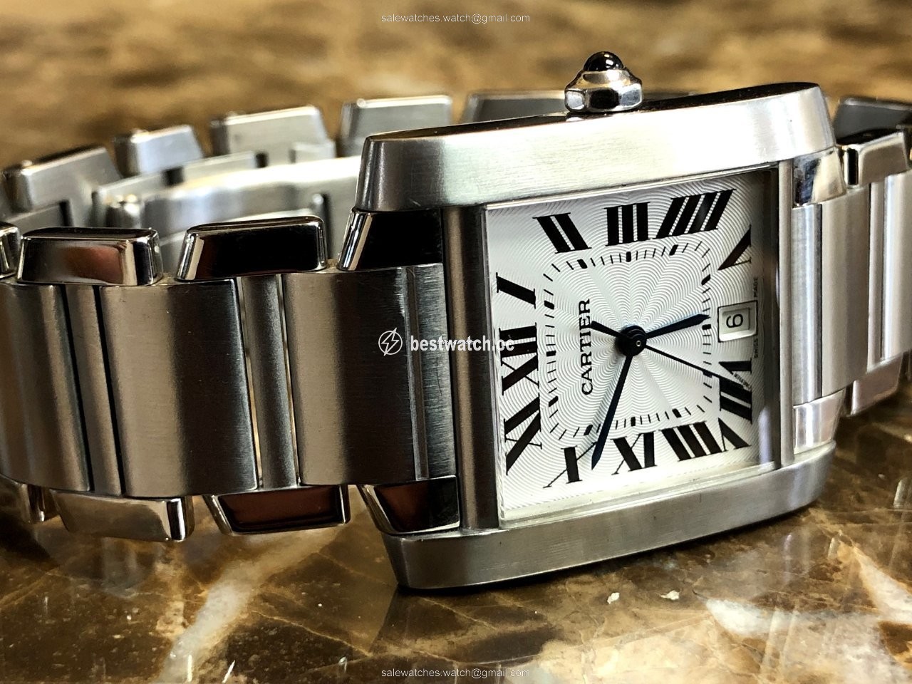 IMG_9086 Cartier Tank Francaise Mens watch Unisex Automatic Steel W51002Q3 3