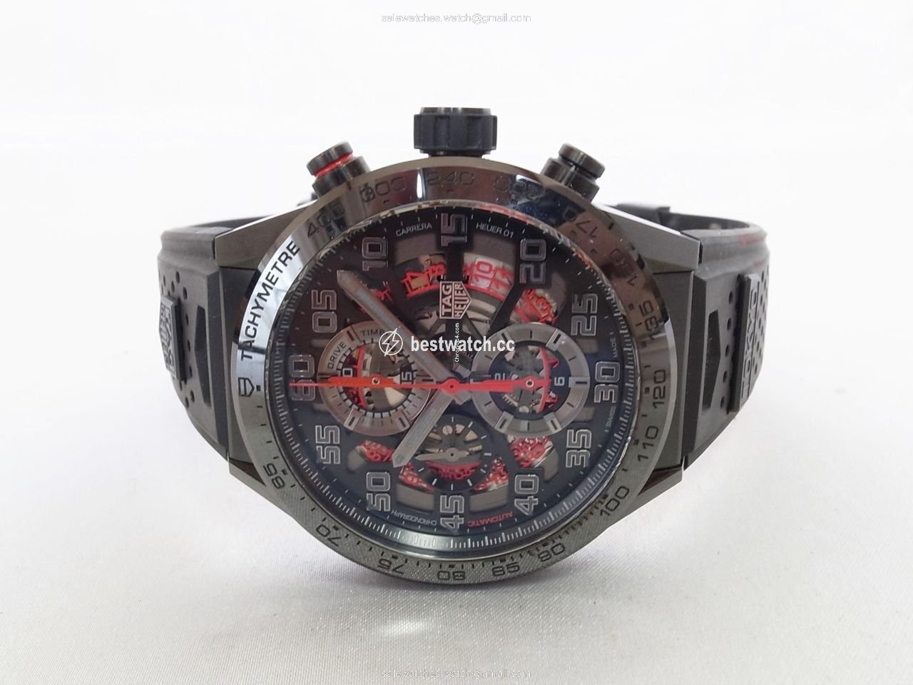 IMG_9086 TAG Heuer Carrera Calibre HEUER 01 Mens watch Unisex Automatic Steel CAR201D 3