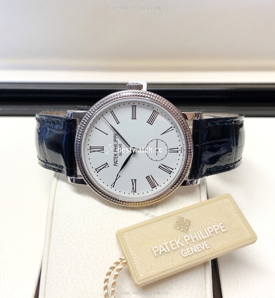IMG_9086 Patek Philippe Calatrava Womens watch Manual winding White gold 7120G-001 3