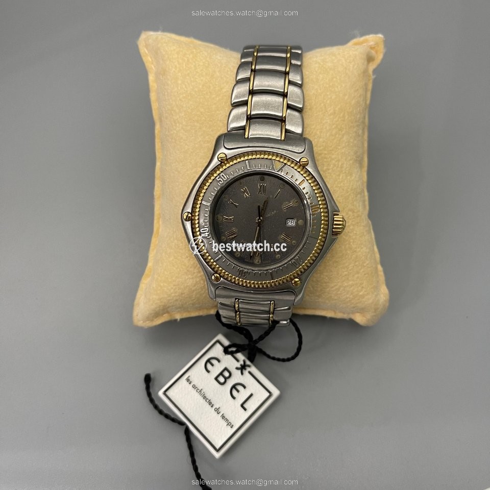 IMG_9086 Ebel Discovery Mens watch Unisex Gold Steel 183913 3