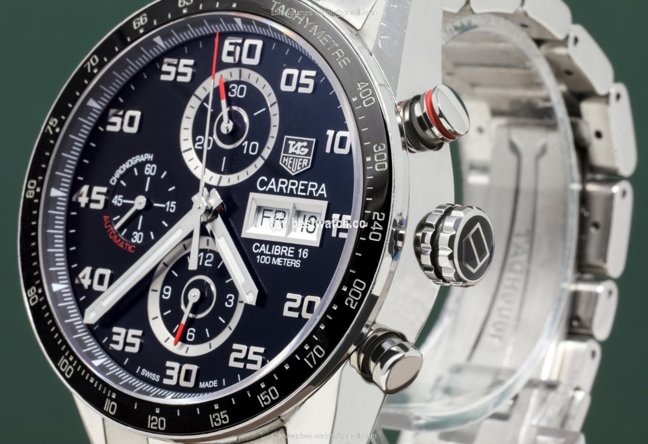 IMG_9086 TAG Heuer Carrera Calibre 16 Mens watch Unisex Automatic Steel CV2A1R.BA0799 3