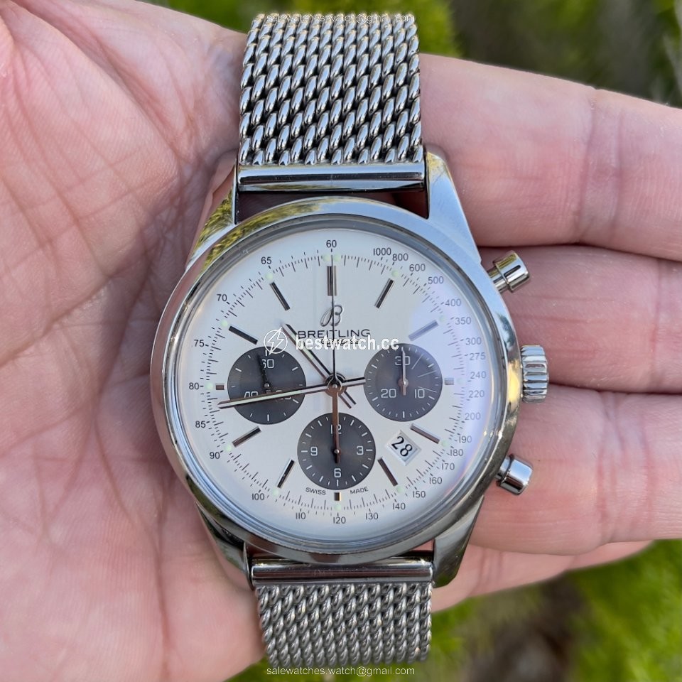 Breitling Transocean Chronograph Mens watch Unisex Automatic Steel AB015212.G724.154A 3