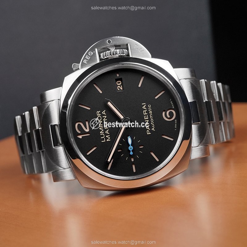 IMG_9086 Panerai Luminor Marina 1950 3 Days Automatic Mens watch Unisex Automatic Steel PAM00722 3