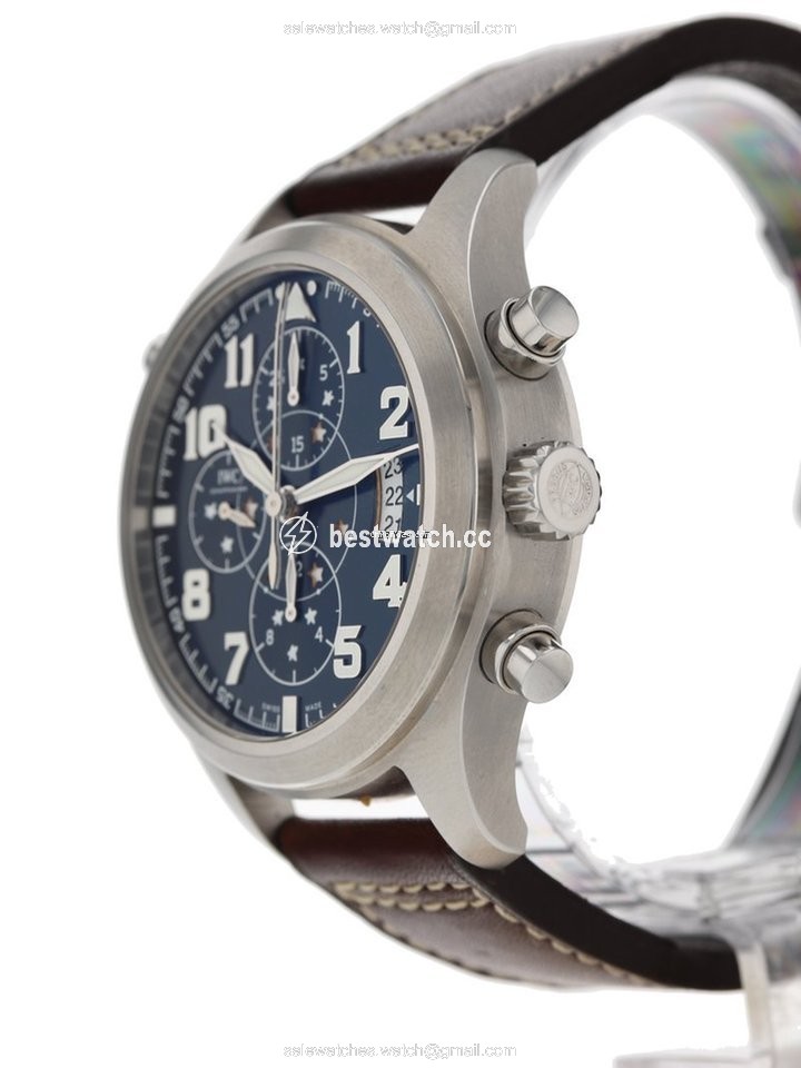IMG_9086 IWC Pilot Double Chronograph Steel IW371807 3