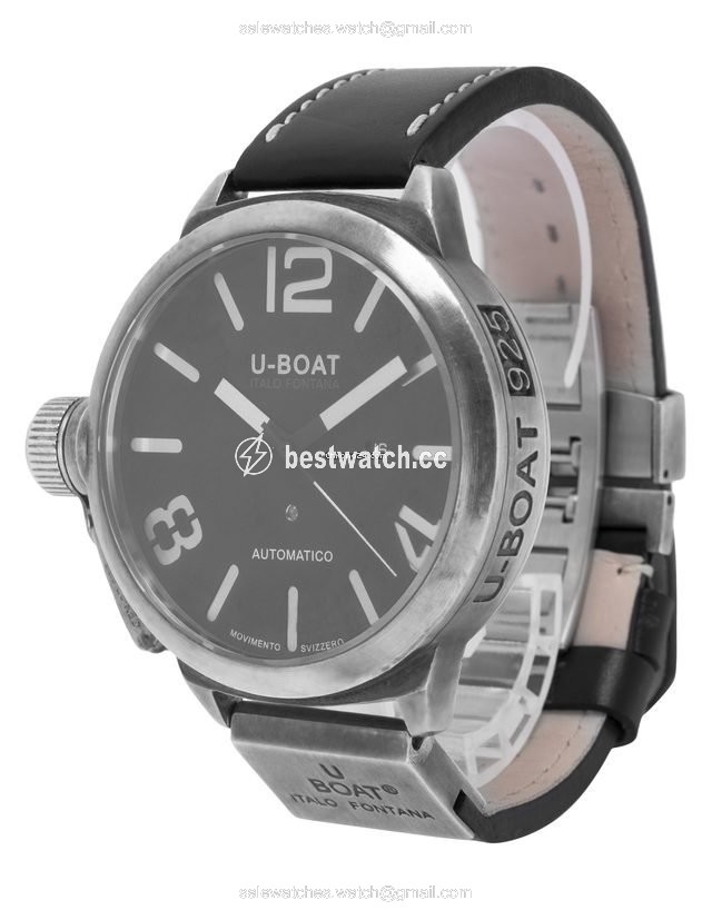 U-Boat Classico Mens watch Unisex Automatic Silver 4553 AB-AS-A925 3