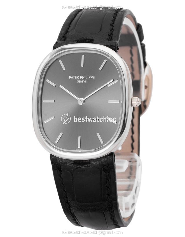 IMG_9086 Patek Philippe Golden Ellipse Mens watch Unisex Automatic White gold 3738 100G 3