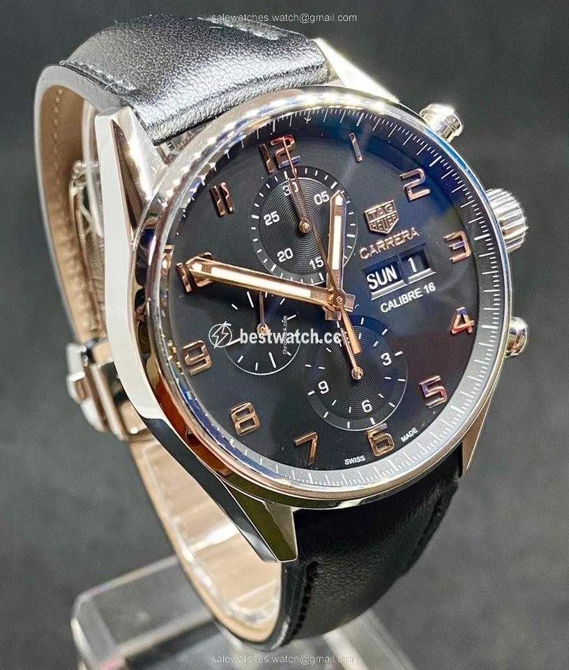 IMG_9086 TAG Heuer Carrera Calibre 16 Mens watch Unisex Steel CV2A1AB 3