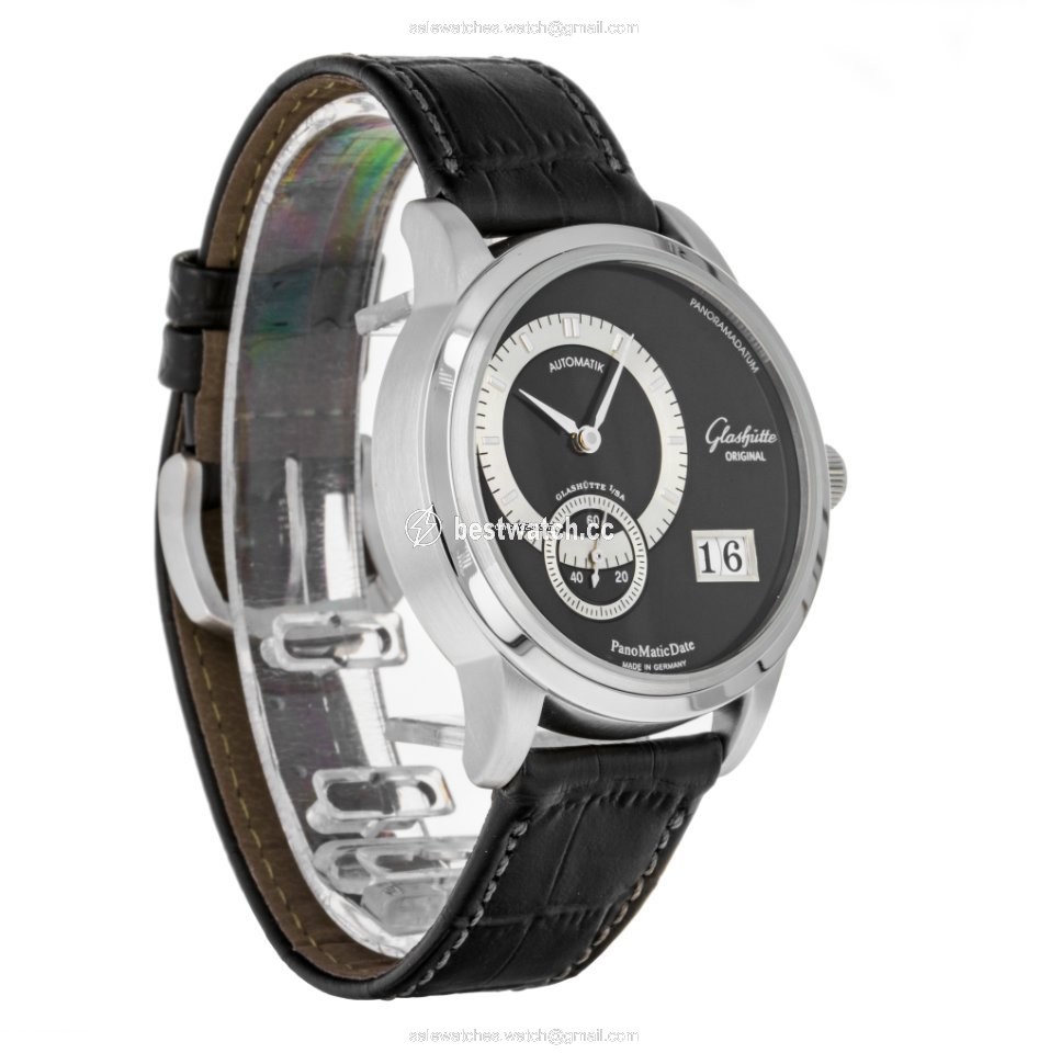 Glashutte Original PanoMaticDate Mens watch Unisex Automatic Platinum 90-01-03-03-04 3