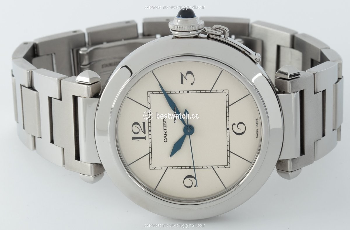 IMG_9086 Cartier Pasha Mens watch Unisex Automatic Steel W31072M7 3