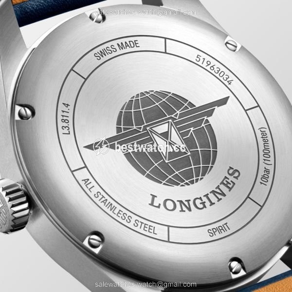 Longines Spirit Mens watch Unisex Automatic Steel L3.811.4.93.0 3