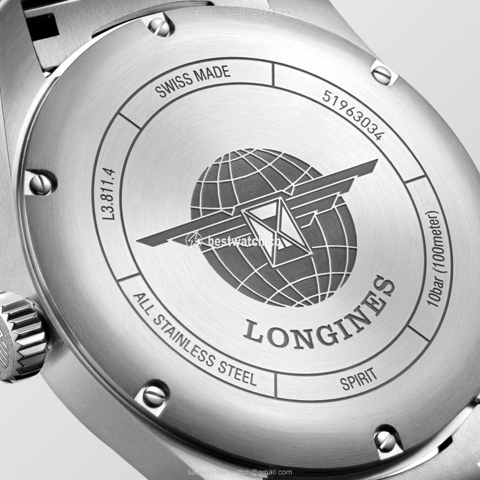 IMG_9086 Longines Spirit Mens watch Unisex Automatic Steel L3.811.4.93.6 3