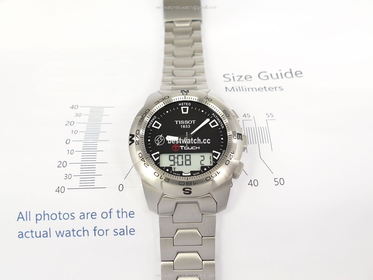 Tissot T-Touch II Mens watch Unisex Quartz Steel T047.420.11.051.00 3