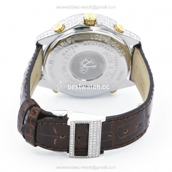IMG_9086 Jacob & Co. Five Time Zone Quartz Steel JC-47SBYDC 3