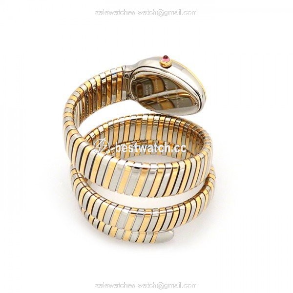IMG_9086 Bulgari Serpenti Quartz Gold Steel SP35C6SPG.2T 3