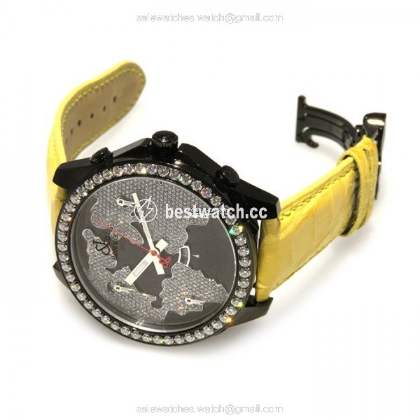 IMG_9086 Jacob & Co. Five Time Zone Quartz Steel JC-47STBD 3