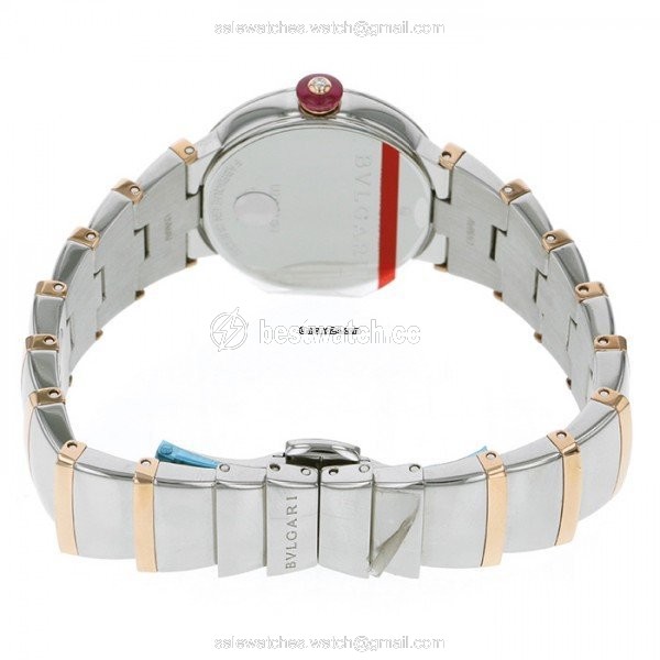 IMG_9086 Bulgari Lucea Quartz Gold Steel LU28C6SSPGD 3