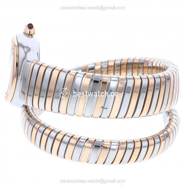 IMG_9086 Bulgari Serpenti Quartz Gold Steel SP35C3SPGD.1T 3