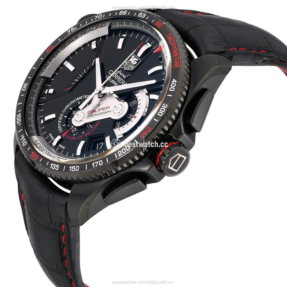IMG_9086 TAG Heuer Grand Carrera Mens watch Unisex Automatic Titanium CAV5185.FC6237 3