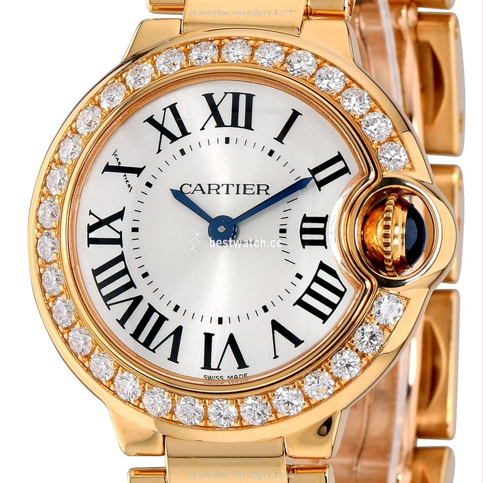 Cartier Ballon Bleu 28mm Womens watch Quartz Yellow gold WE900151 3