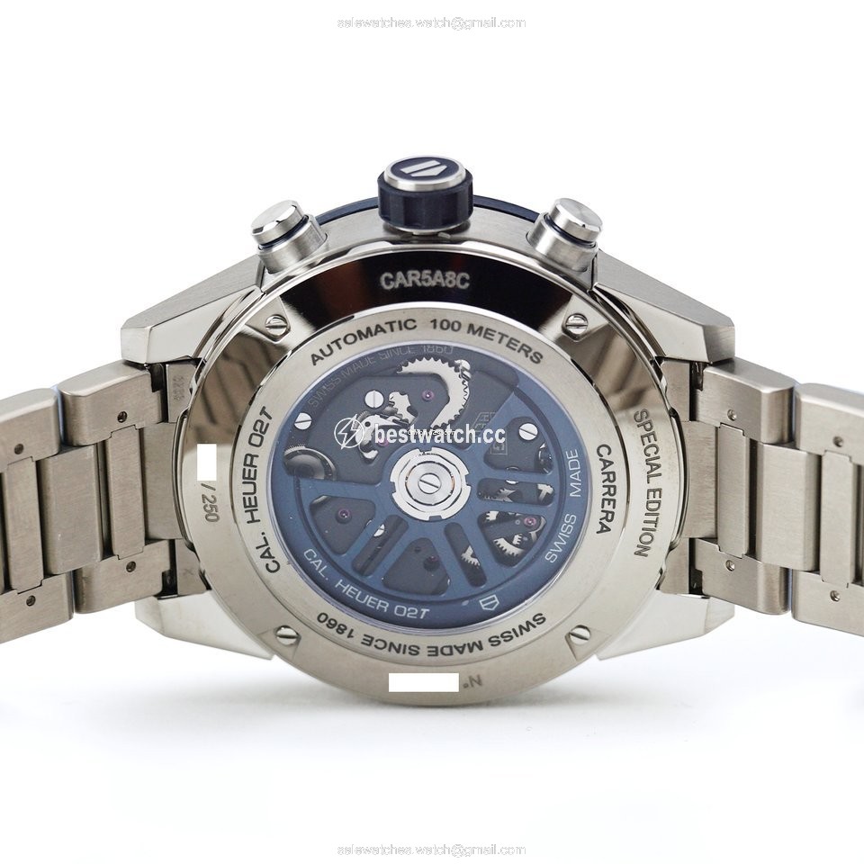 TAG Heuer Carrera Heuer-02T Mens watch Unisex Automatic Titanium CAR5A8C.BF0707 3