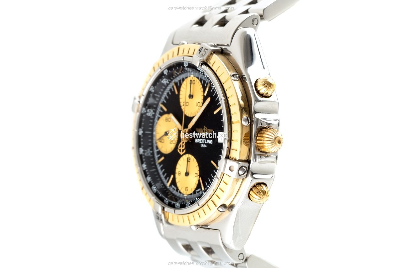 IMG_9086 Breitling Chronomat Mens watch Unisex Automatic Gold Steel B13048 3