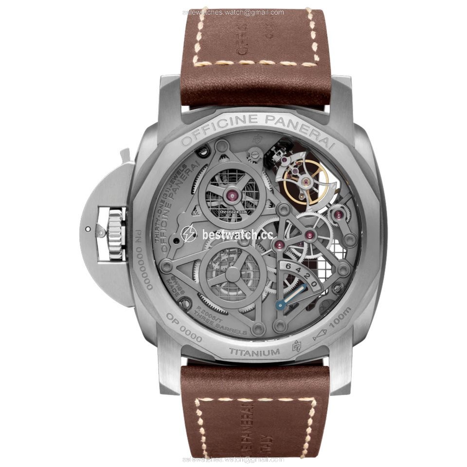 Panerai Special Editions Mens watch Unisex Manual winding Titanium PAM 00578 3