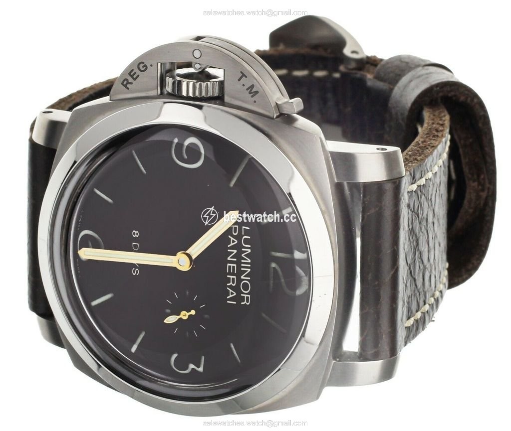 IMG_9086 Panerai Special Editions Mens watch Unisex Manual winding Titanium PAM368 3