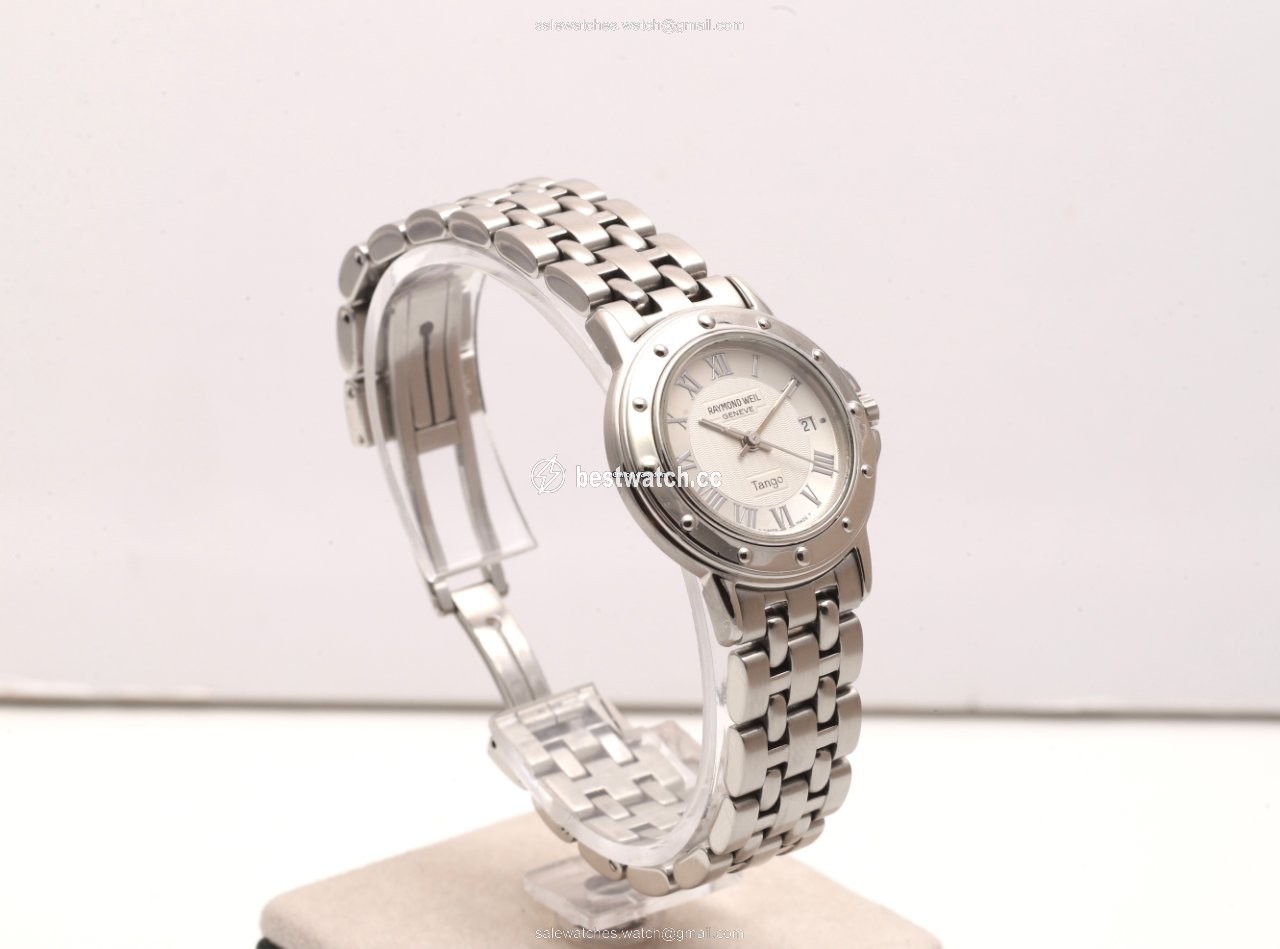 IMG_9086 Raymond Weil Tango Womens watch Quartz Steel 5560 3