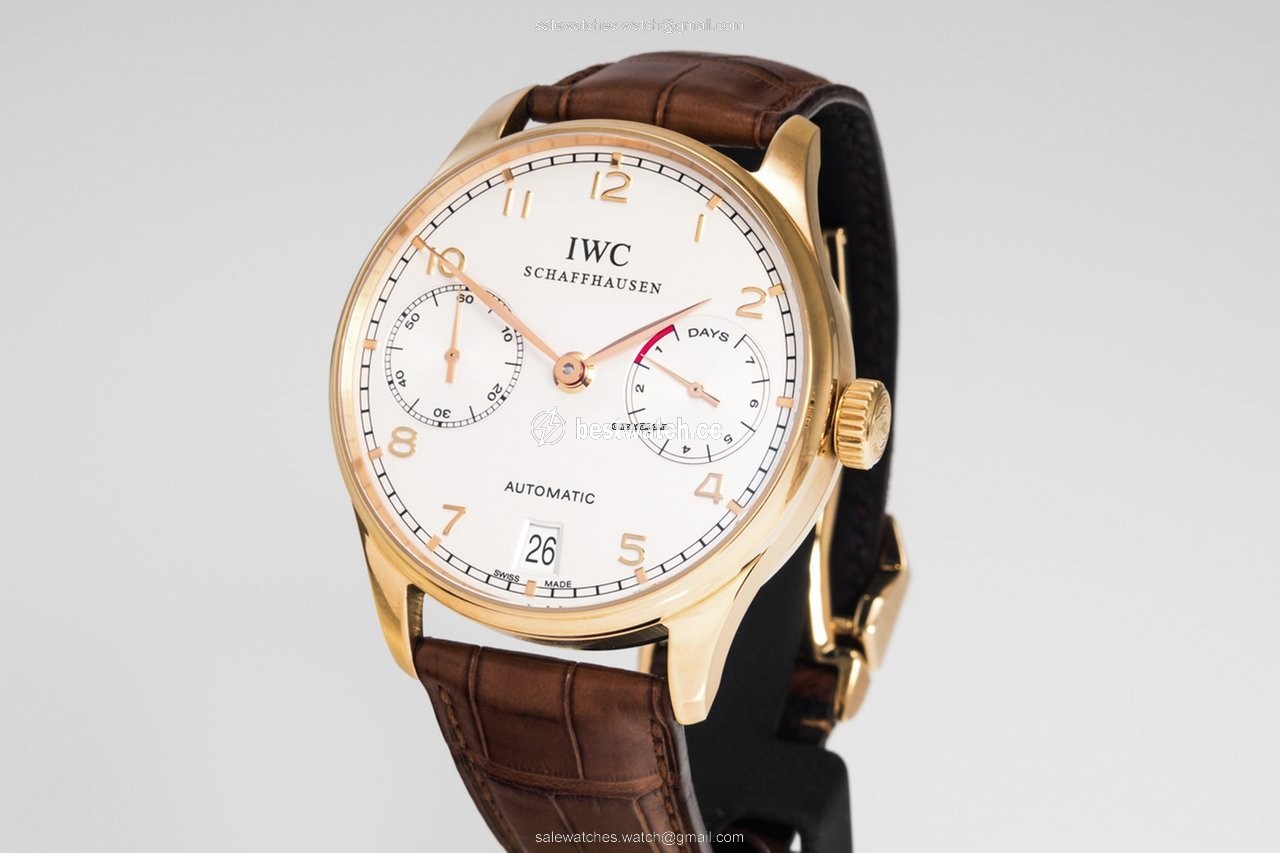 IWC Portuguese Automatic Mens watch Unisex Automatic Rose gold IW 500101 3