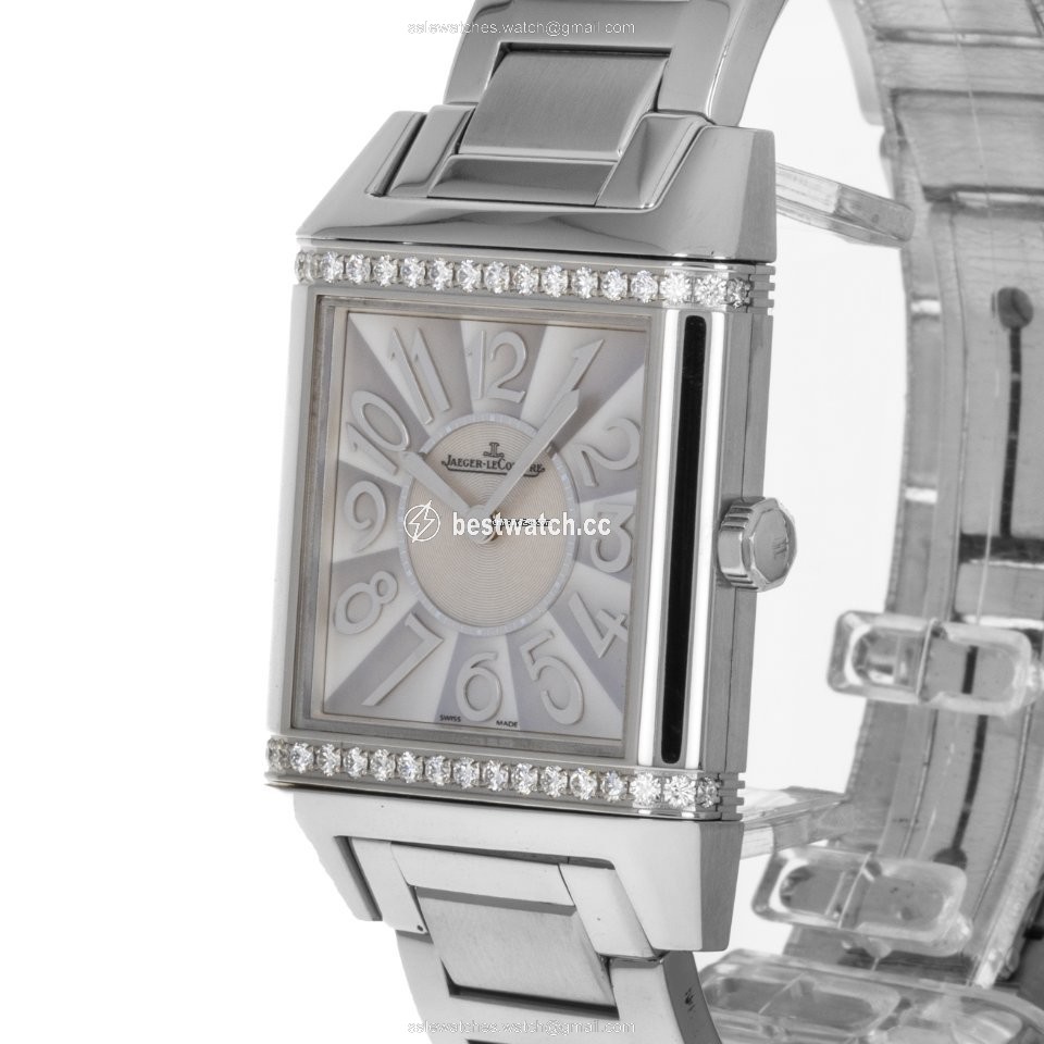 IMG_9086 Jaeger-LeCoultre Reverso Squadra Lady Womens watch Quartz Steel 234.8.47 3