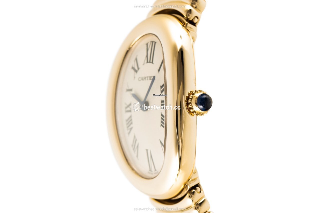 IMG_9086 Cartier Baignoire Womens watch Quartz Yellow gold 1954 3