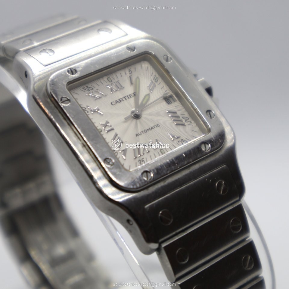 IMG_9086 Cartier Santos Galbee Mens watch Unisex Automatic Steel W20055D6 3
