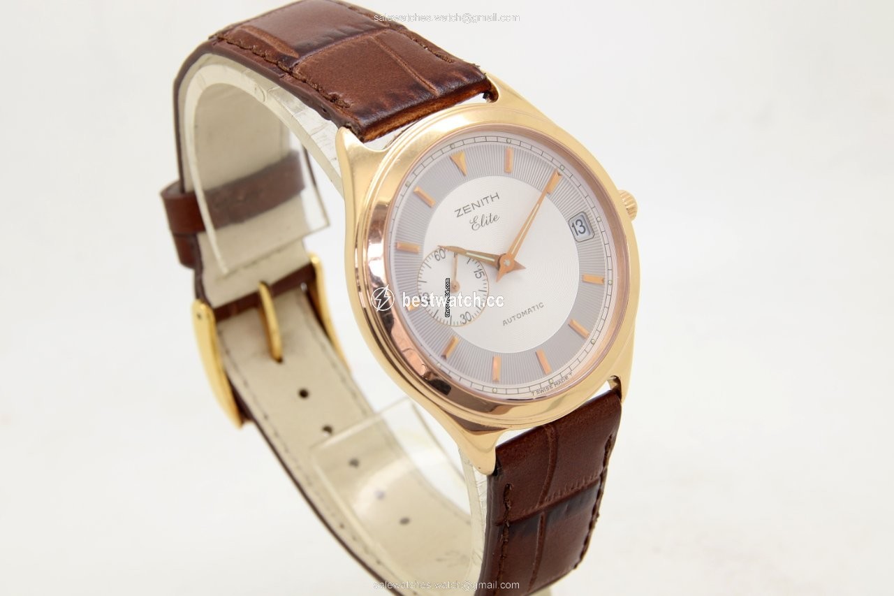 IMG_9086 Zenith Elite Mens watch Unisex Automatic Rose gold 17 0040 680 3
