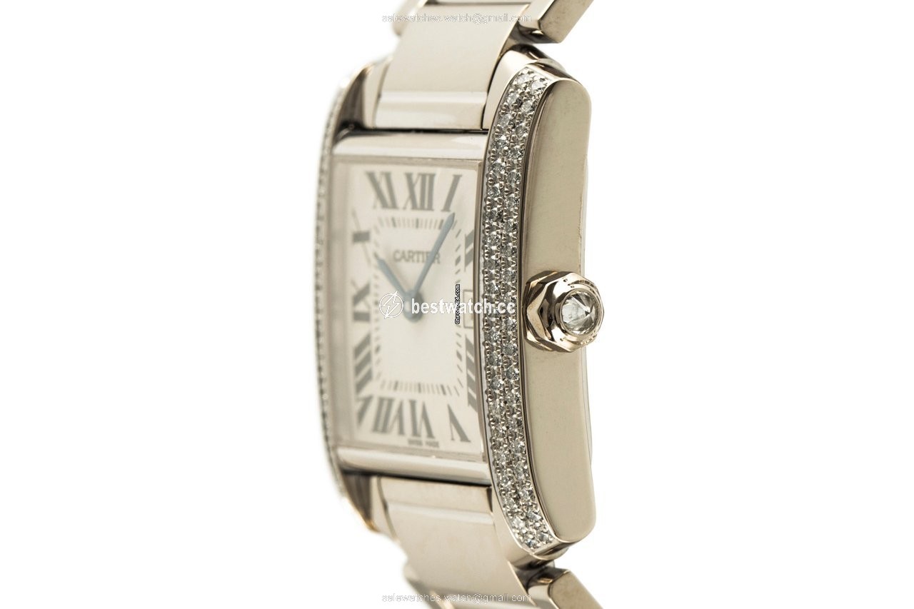 Cartier Tank Francaise Womens watch Quartz White gold 2491 3
